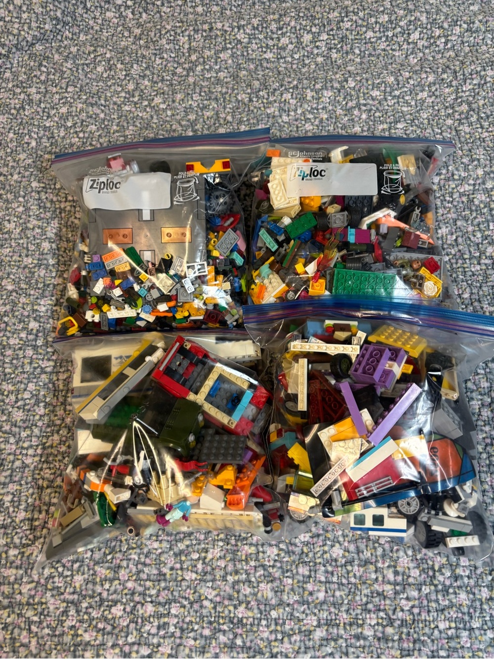 Bulk Assorted Lego bricks